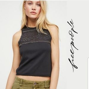 Free People Boho Window Gray Tank XS